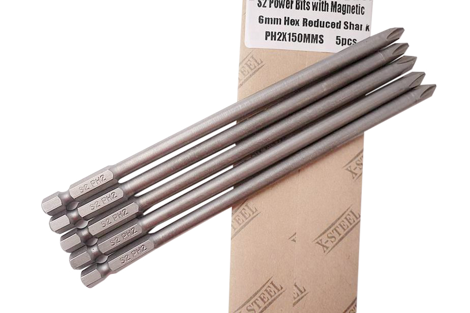 S2 Steel Impact Screwdriver Power Bits Phillip Head Option: Ph2x 25/50/65/100/150mmL
