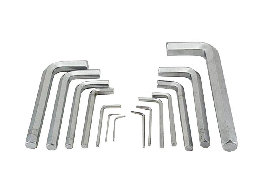 Cr- V 14pc Jumbo Hex Allen Key Standard Length Wrench:1.5-19mm