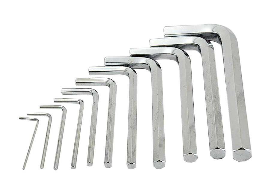 Cr- V 14pc Jumbo Hex Allen Key Standard Length Wrench:1.5-19mm