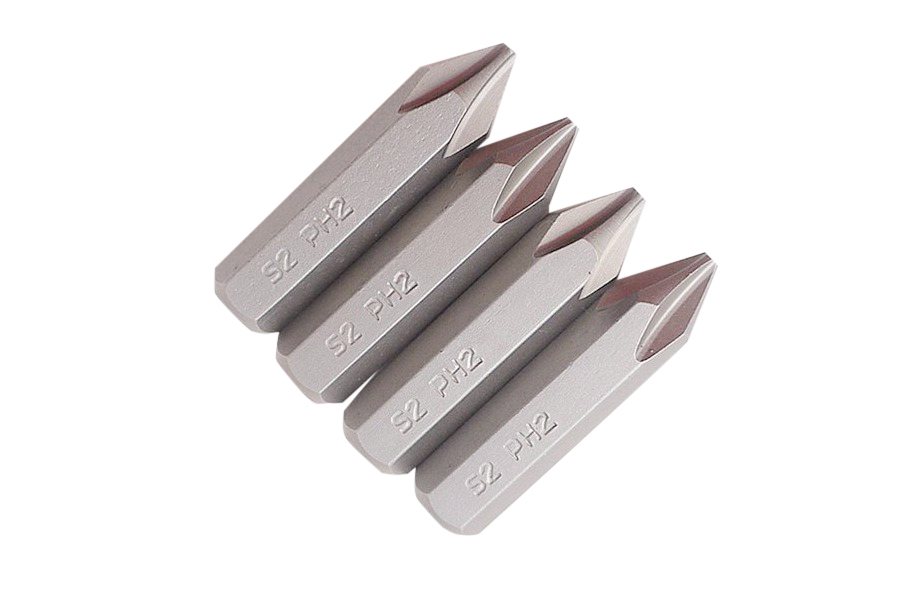 10pc-Pack S2 Steel 8mm Shank 36mmL Impact Screwdriver Power Bits Ph2 or Ph3