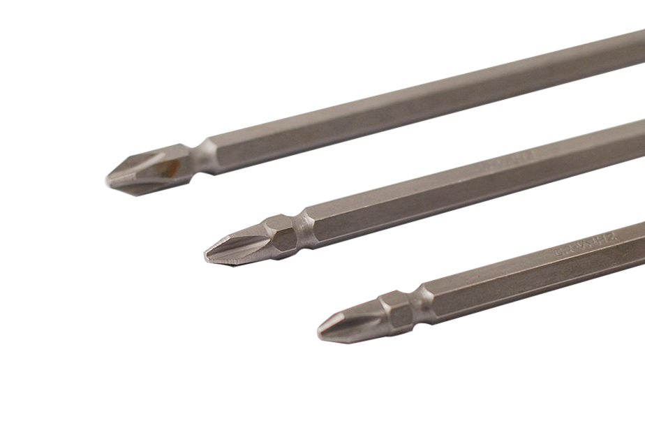 Cr-V Long Reach Double Head Phillips #2 Screwdriver Power Bits: 90/110/125mm Length