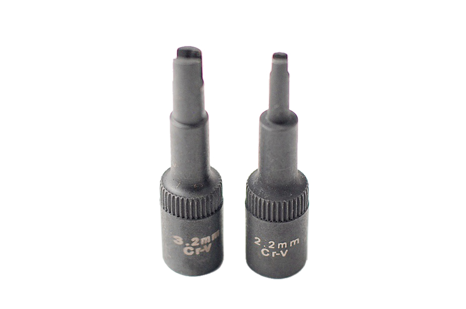 12pc Automotive Air Conditioning Tool:5PT Torx Bits,SW12,15;2.2,3.2mm Socket