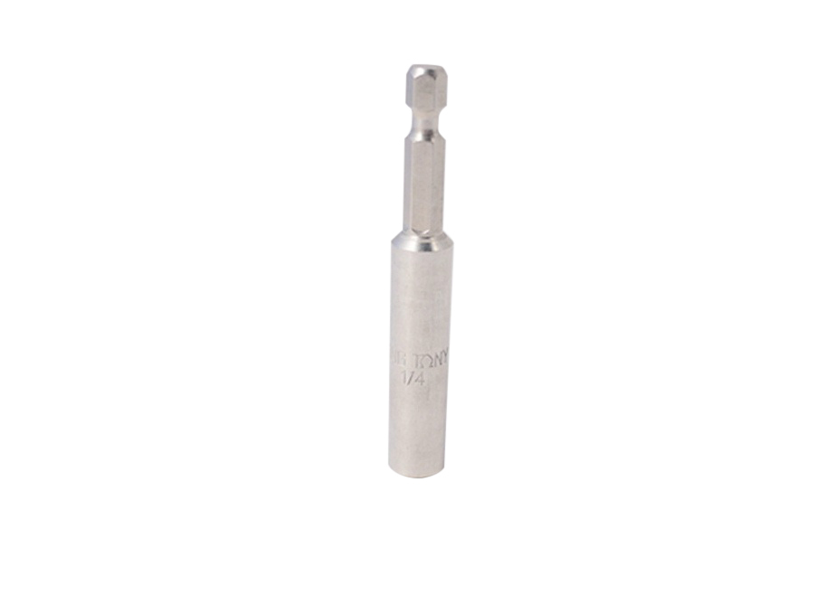 King Tony Stainless Steel 1/4" Drive 75mmL Magnetic Bits Holder with Spring Clip