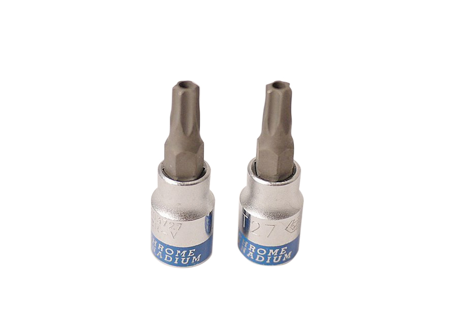 King Tony/Selta Taiwan 1/4" Dr. Tamper Resistant S2 Torx Star Bits Socket Option: T8H-T40H