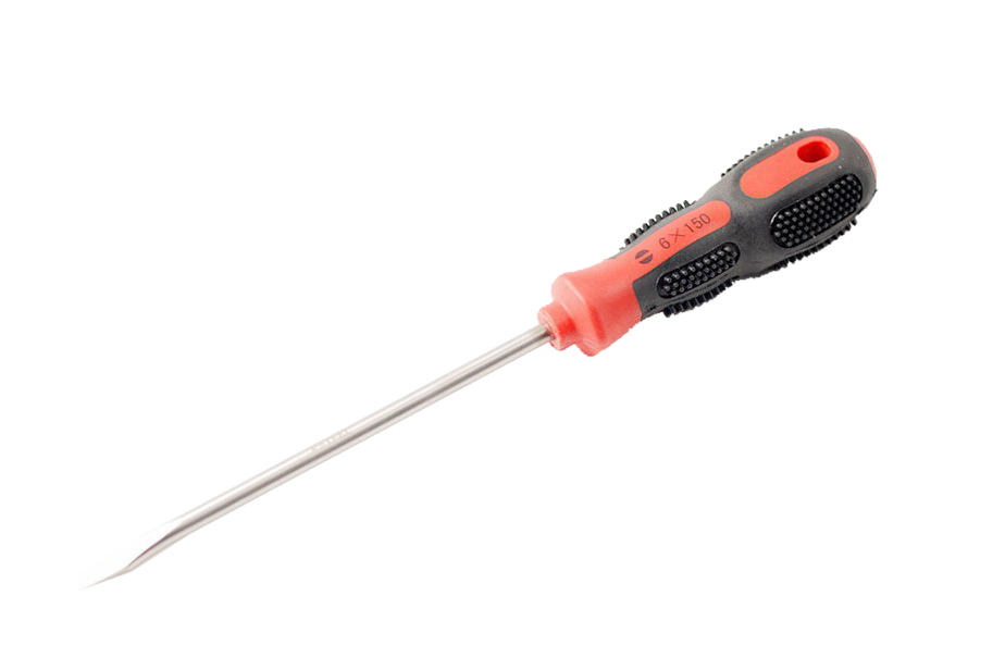 304QF INOX Stainless Steel Screwdriver Soft Grip Handle Individual Flat Phillip