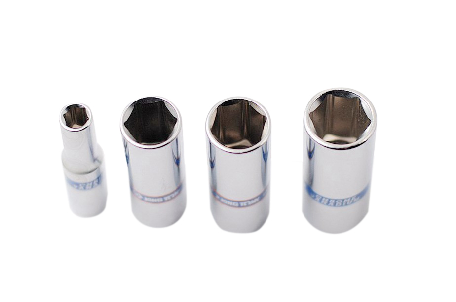 King Tony Cr-V 1/4" Dr. 6pt Deep Metric/SAE Imperial Socket