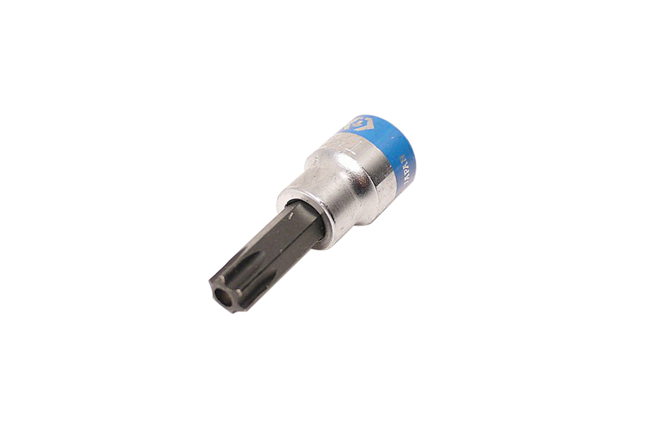 Force / King Tony 3/8" Dr 50mmL S2 Steel Tamperproof Torx Star Socket Bit Option:T8H-T60H