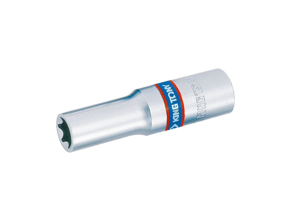 Force Cr-V 3/8" Dr. 63mmL Deep Torx Female E Star Socket Option:E4-E18 