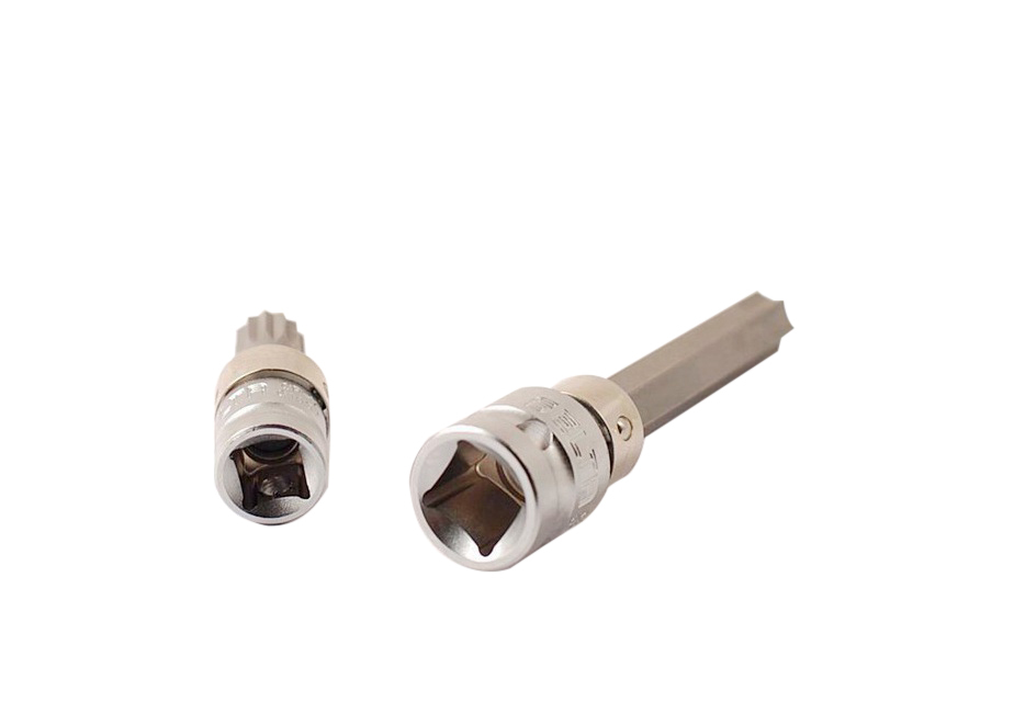 Selta Taiwan 40pc Hex Torx Spline Socket Bits 30&75mmL with 3/8" & 1/2" Dr. Adapter