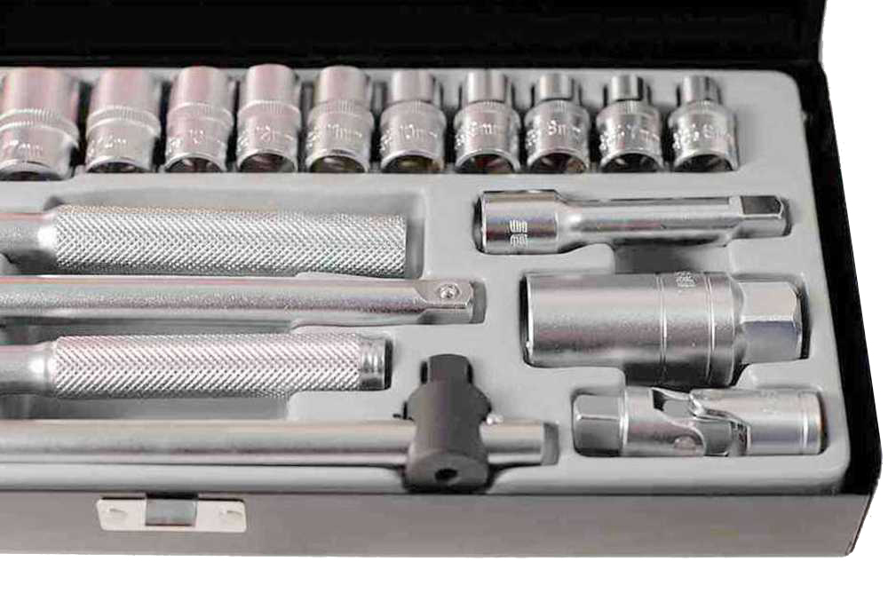 Selta Taiwan 6-22mm 20pc 3/8" Dr 6PT Socket & Ratchet HDL Extension Breaking Bar