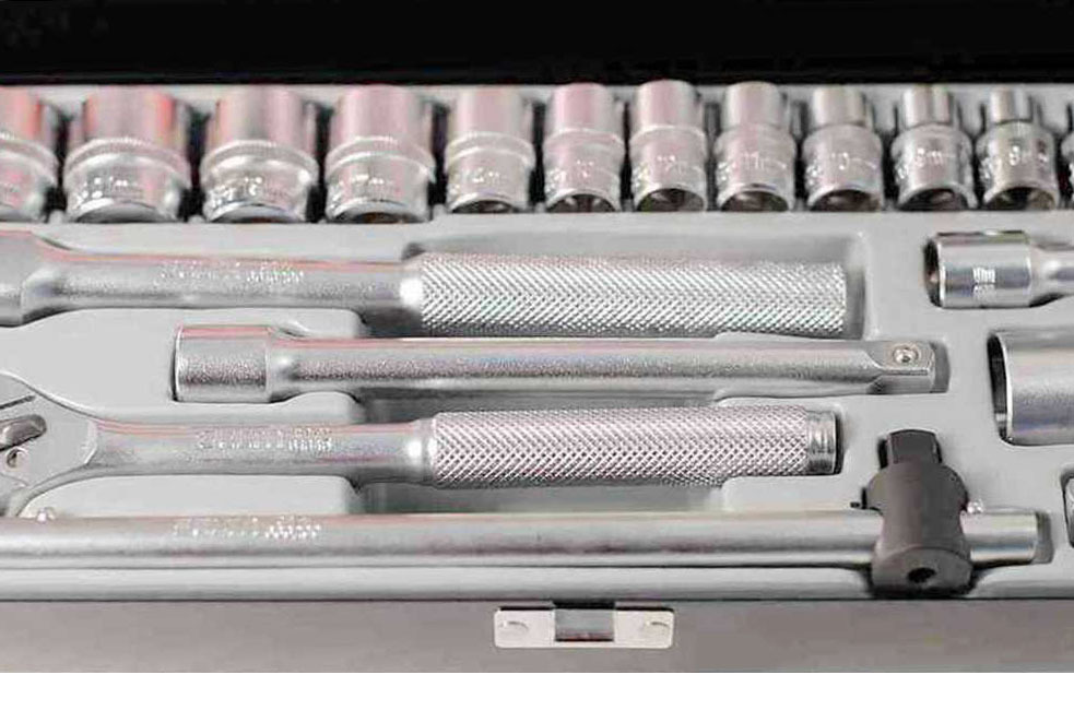 Selta Taiwan 6-22mm 20pc 3/8" Dr 6PT Socket & Ratchet HDL Extension Breaking Bar