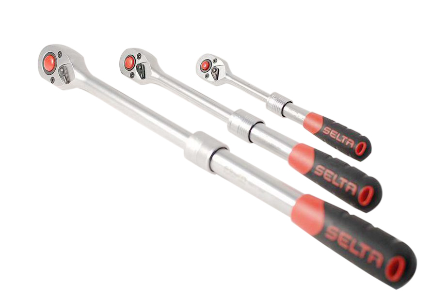 Selta Taiwan Extendable Telescopic Long Ratchet Handle Option:1/4"-3/8"-1/2" Dr.