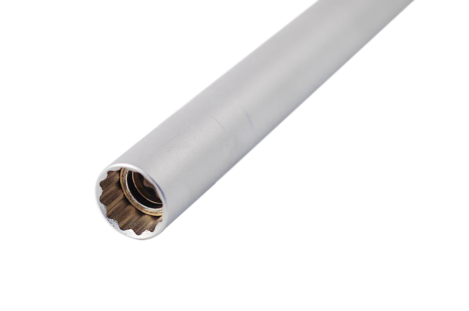 Cr-V 3/8" Dr. 12PT 10"/250mm Deep Spark Plug Socket Wrench Option:14,16,20.8mm