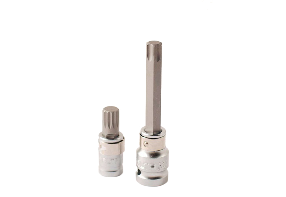 Selta Taiwan 40pc Hex Torx Spline Socket Bits 30&75mmL with 3/8" & 1/2" Dr. Adapter