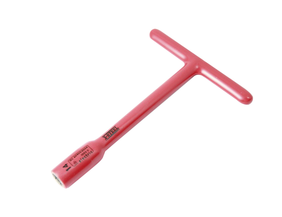 Insulated Electrician VDE 6PT Socket T Handle Nut Driver Option 7-19mm