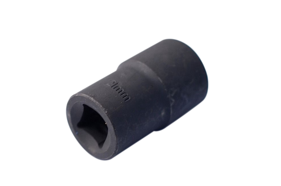5pc 1/2" Dr. Cr-Mo Spiral Twist Socket for Damaged Round Bolt Lug Nut:17,19,21,22mm