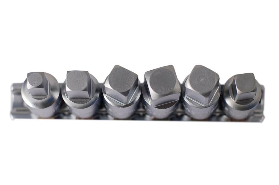 6pc 3/8" Dr. Cr-V Drain Plug Key Square Socket Bit Set, 8,10,12,14 mm 1/2", 3/8"