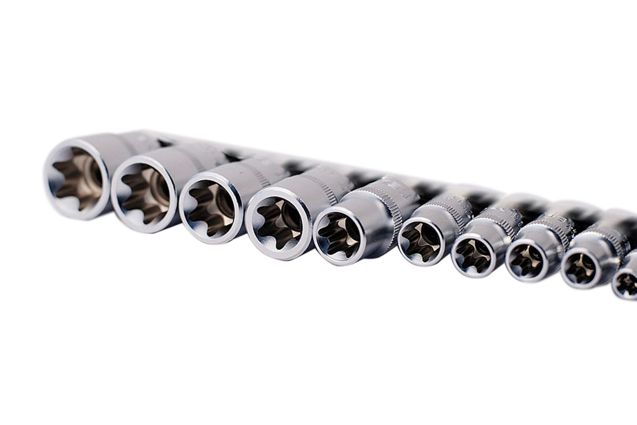 Selta Taiwan Cr-V 14pc 1/4" 3/8" 1/2" Dr. Torx E-Star Female Socket Set: E4-E24