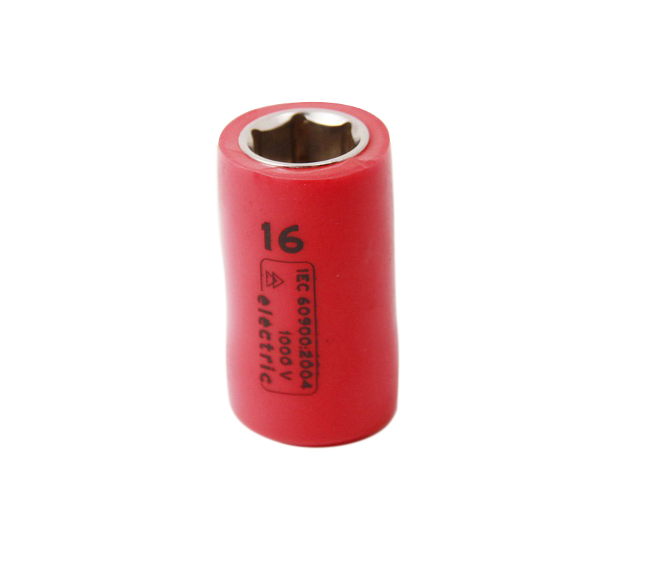 Fully Insulated Electrician VDE 1/2" Dr. 6PT Socket 1000V Option 10-24mm