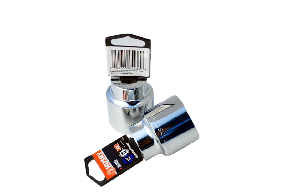 Husky Cr-V 1/2" Dr 12pt Double Bi-Hex Socket Individual: 16,30,36mm