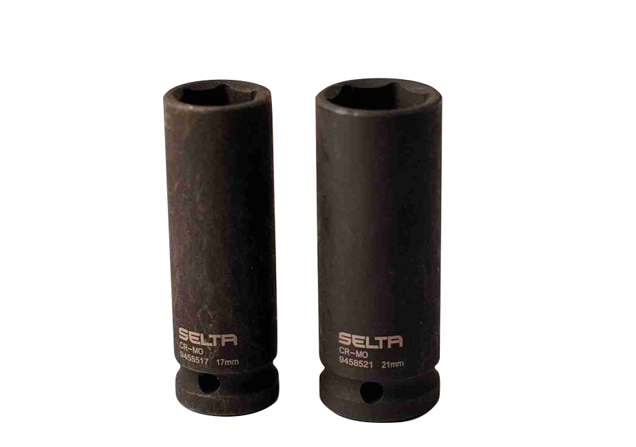 Selta / Force 1/2" Dr 6PT Flank 85mmL Deep Impact Socket Individual Size 10mm-41mm
