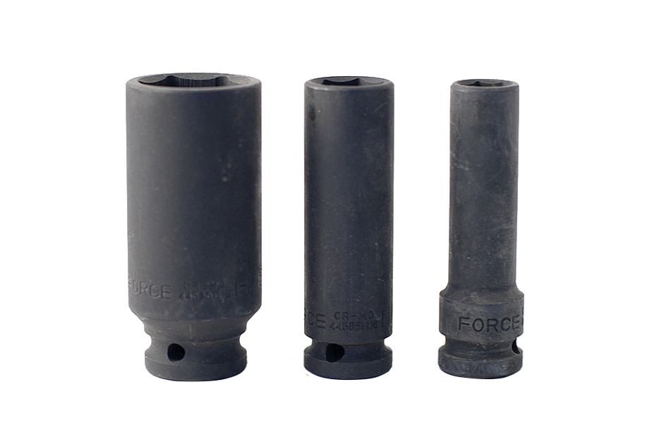 Selta / Force 1/2" Dr 6PT Flank 85mmL Deep Impact Socket Individual Size 10mm-41mm