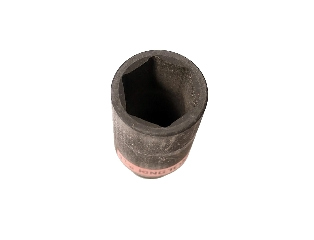 King Tony Cr-Mo 1/2" Dr. 6pt SAE/AF Imperial Deep Impact Socket Option:1/2"-1.1/8"