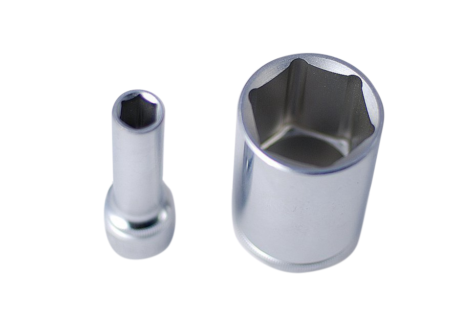 Force 1/2" Dr 6PT Flank 77mmL Deep Socket Metric Imperial Size