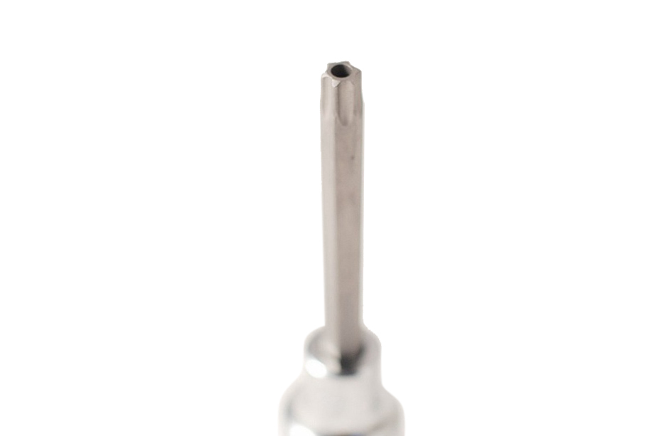 Force 1/2" Dr S2 Steel Star Torx Tamperproof Socket Bit with 55mm/100mm/130mmL