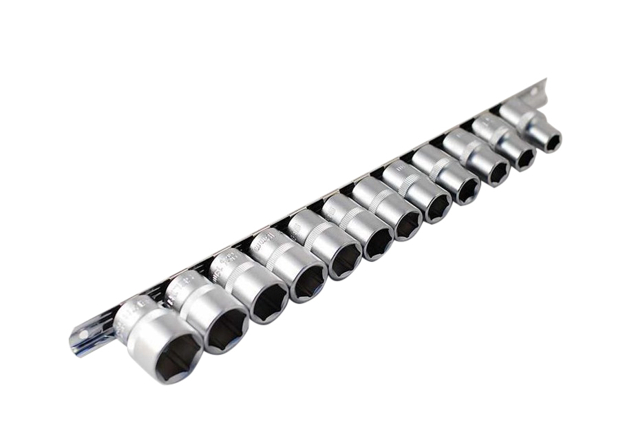 Selta Taiwan 12pc 1/2" Dr 6pt/12pt Socket:10-11-12-13-14-15-16-17-18-19-22-24mm