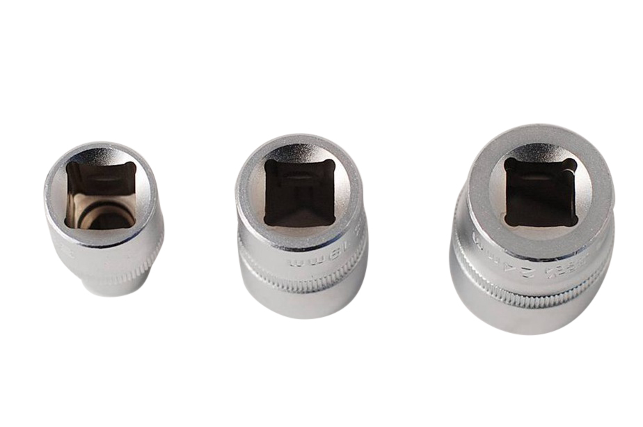 Selta Taiwan 12pc 1/2" Dr 6pt/12pt Socket:10-11-12-13-14-15-16-17-18-19-22-24mm