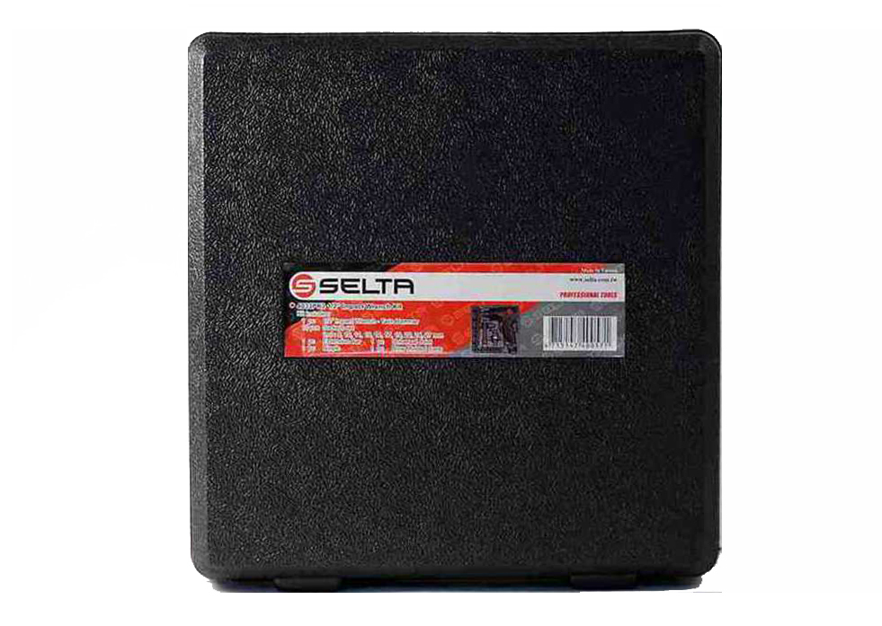 Selta Taiwan 1/2" Dr Air Impact 820 ft·lb Twin Hammer Wrench Gun with Socket
