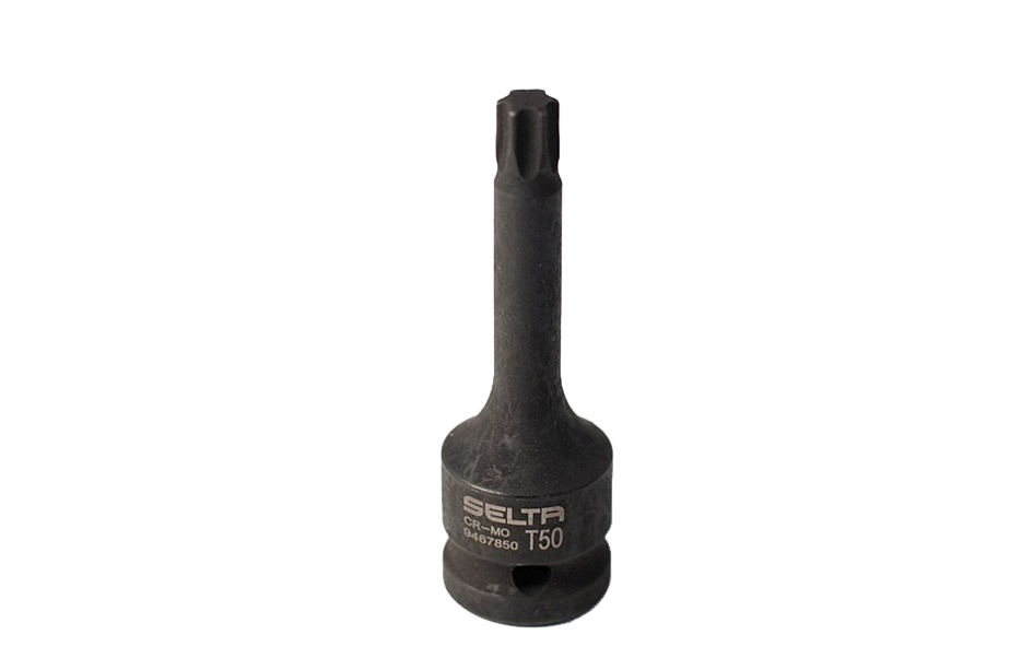 Selta Taiwan 1/2" Dr. 78mmL 8pc Cr-Mo Impact Torx Star Socket:T30-T40-T45-T50-T55-T60-T70-T80