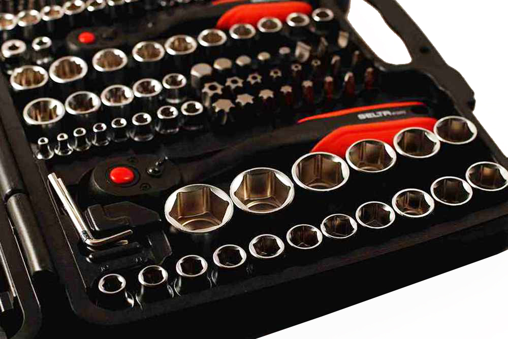 Selta Taiwan 172pc 1/4"-3/8"-1/2" Dr. Reg. Deep Female E-Star Socket & Bits Set