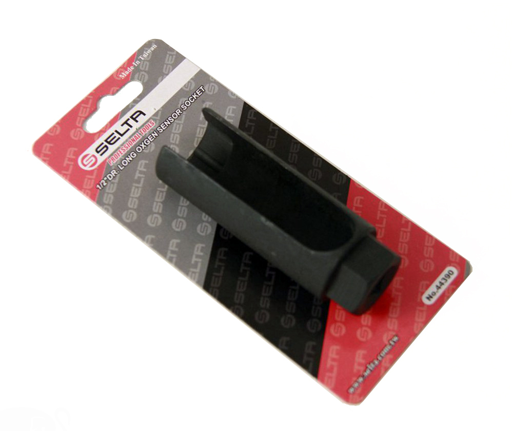 Selta Taiwan 1/2" Dr. 22mm 90/150mm Extra Deep Lambda Oxygen Sensor Remove Socket with Slot