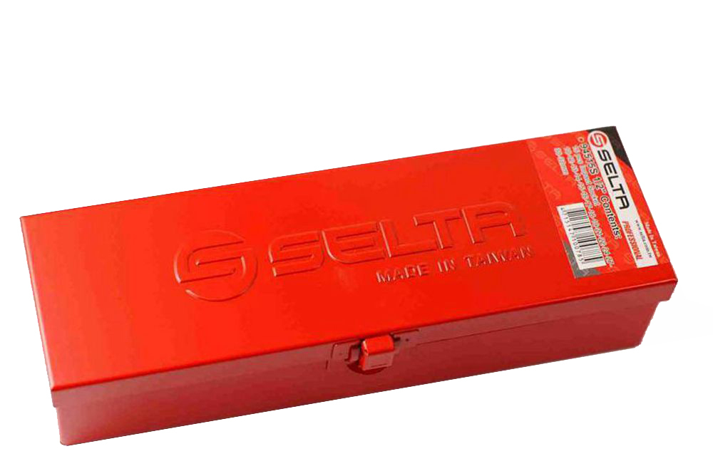 Selta Taiwan 15pc 1/2" Dr 6pt Cr-Mo Regular Air Impact Socket Set:10-32mm
