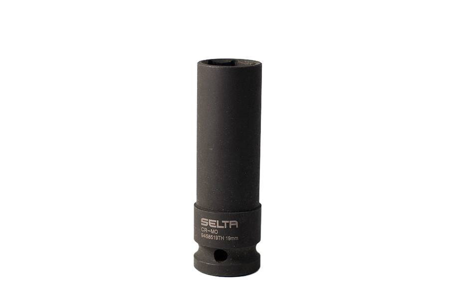Selta Taiwan 1/2" Dr Cr-Mo Deep Impact Thin Wall Wheel Nut Socket 3pc Set:17-19-21mm