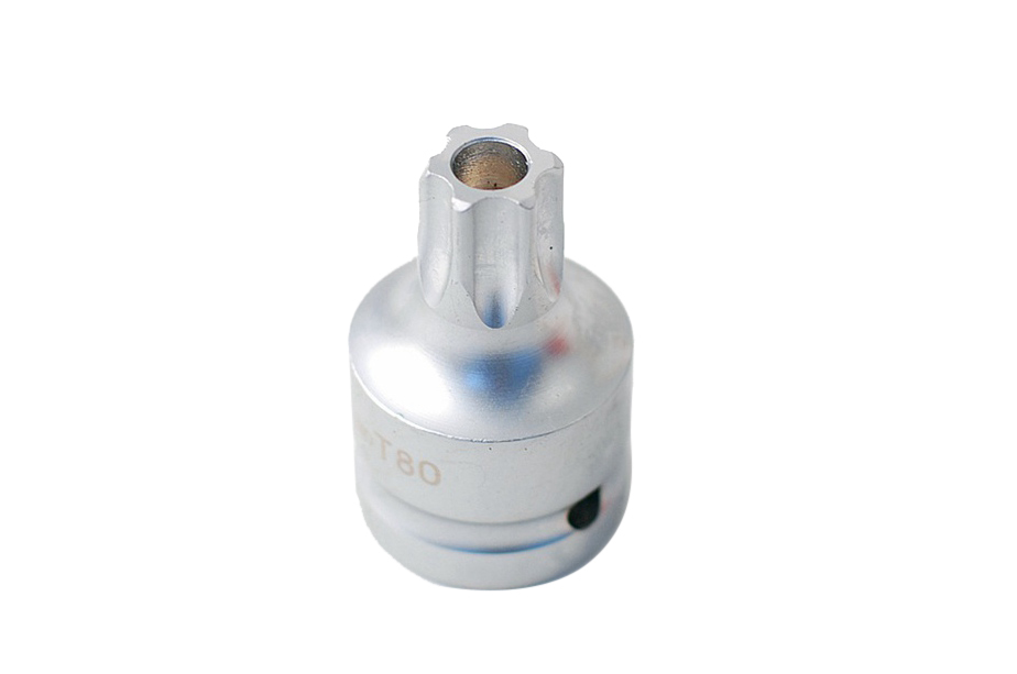 3/4" Dr. Cr-Mo Torx Star Torque Tamperproof Socket Bits Individual:T70,80,90,100