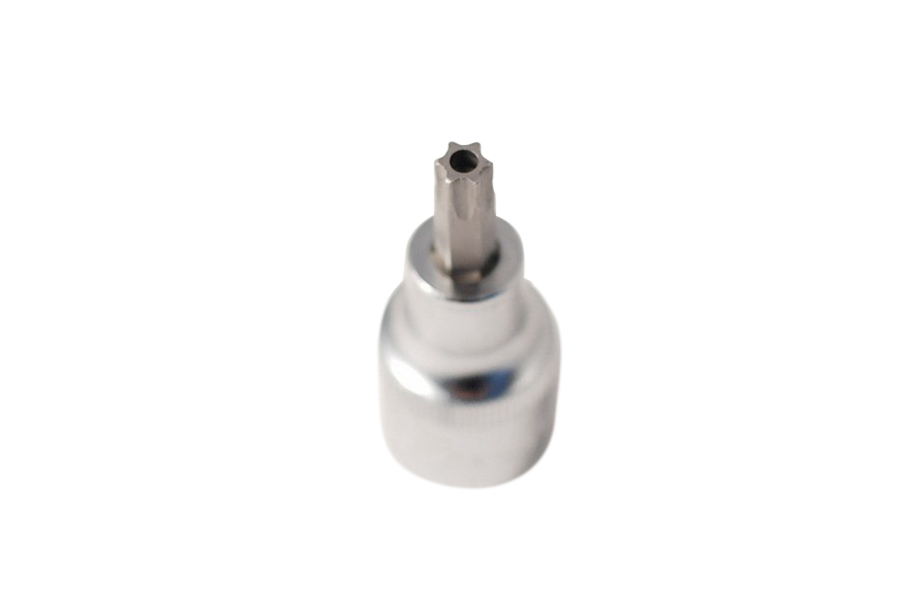 Selta Taiwan 9pc 1/2" Dr Torx Star Tamperproof Socket Bits with Center Hole:TP20-60