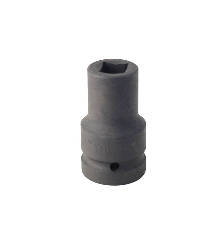 1" Dr 80mmL Deep Air Impact 4PT Square Socket for Heavy Truck Budd Bud Wheel