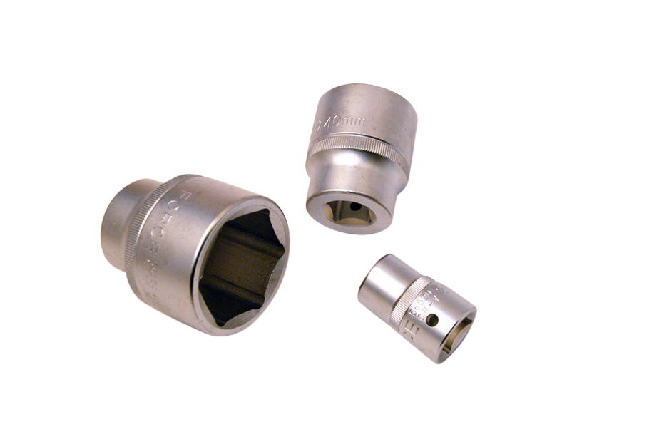 3/4" Dr 6PT Cr-V Flank Socket:17mm-65mm Selta/Force Brand Taiwan Made
