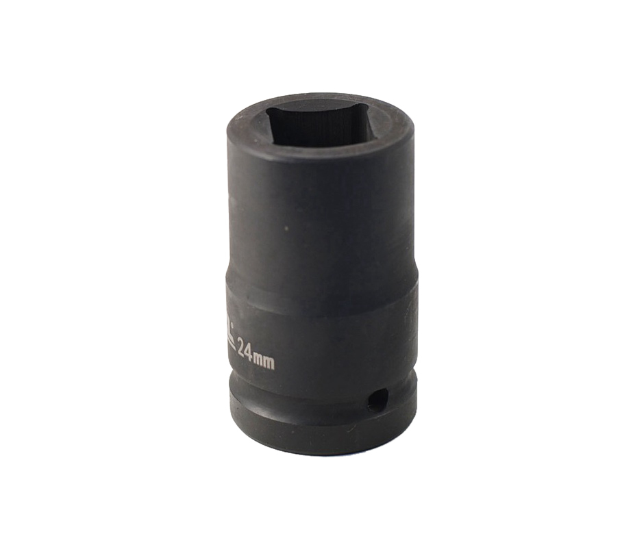 1" Dr 80mmL Deep Air Impact 4PT Square Socket for Heavy Truck Budd Bud Wheel