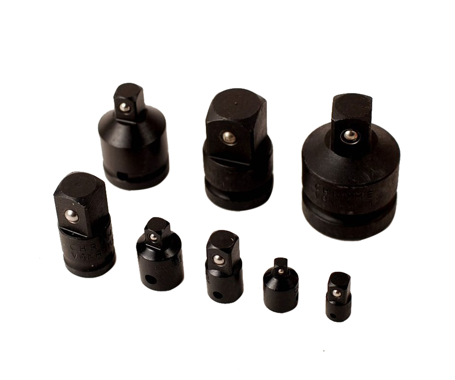 8pc Cr-Mo Impact Socket Adapter Adaptor Converter Reducer Set: 1/4"-3/8"-1/2"-3/4"-1"