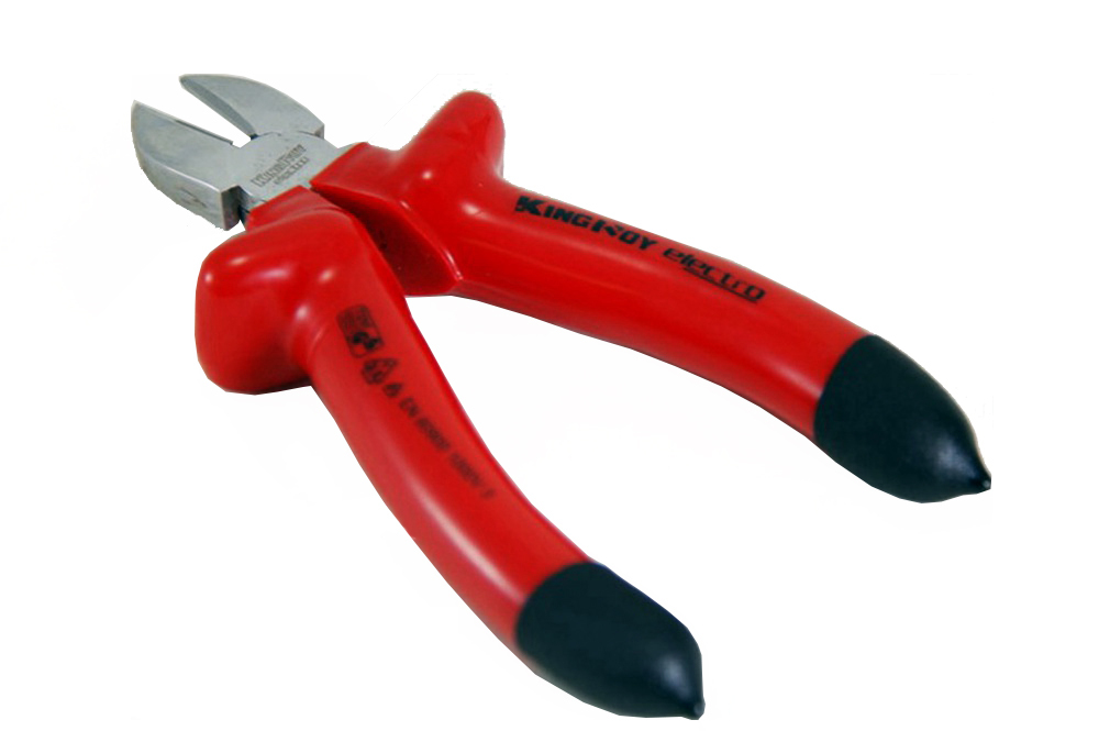 Fully Insulated Electrician VDE Diagonal Side Cutting Pliers IEC 60900 AC1000V