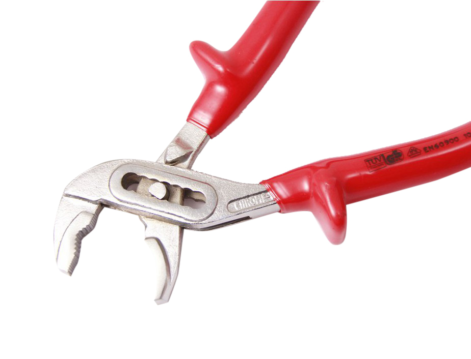 Insulated Electrician VDE 10"/250mm Water Pump Groove Pliers Multi Grip Plier