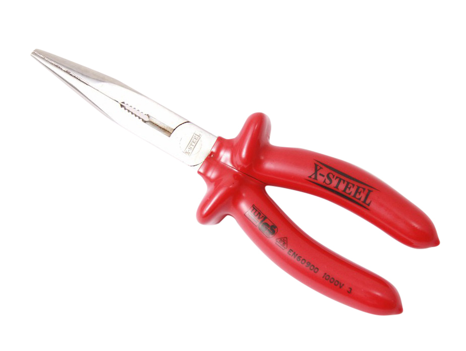 Insulated Electrician VDE Long Nose Pliers IEC 60900 AC1000V