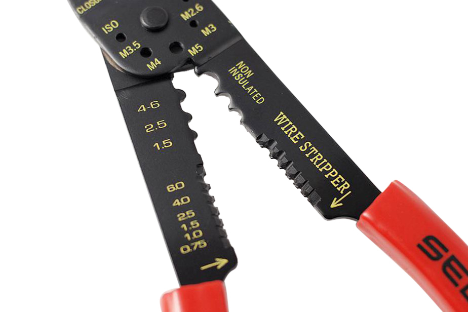 Selta Taiwan 9-3/4" 5 Way Wire Cutter Crimping  Stripper Shearing Terminal Pliers