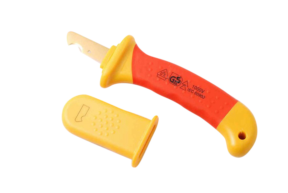 X-Spark VDE Cable Strip Knife Insulated Wire Stripper Semicircle Curve Blade