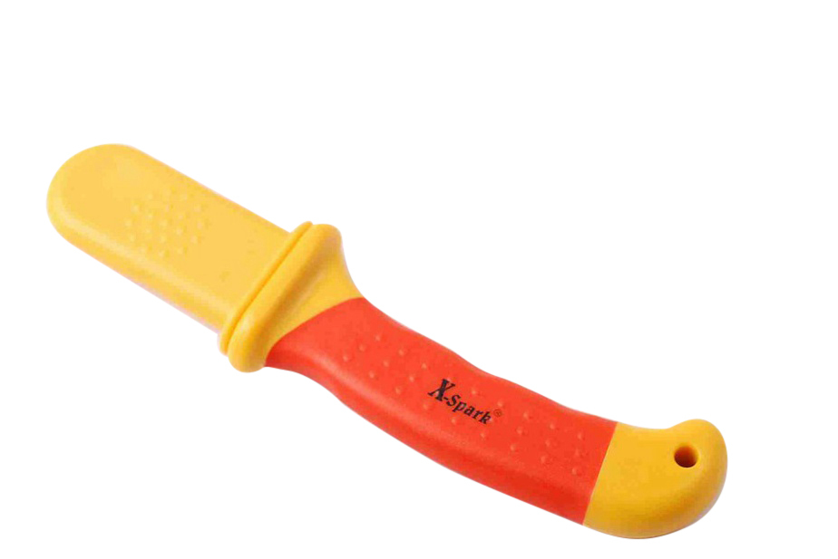 X-Spark VDE Cable Strip Knife Insulated Wire Stripper Semicircle Curve Blade