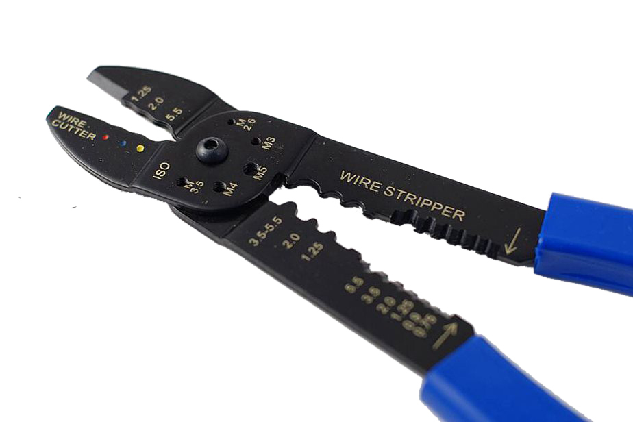 9" Wire Stripper /Cutter Wire Crimping Pliers 10-22 Gauge Strip Screw Shearing